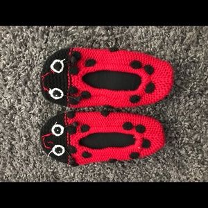 Ladybug slippers